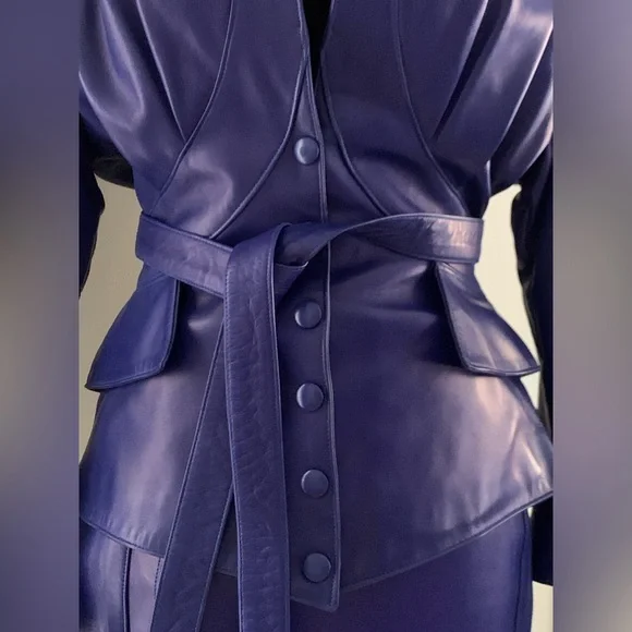 Jitrois Vintage Lambskin skirt and Jacket - Picture 4 of 16